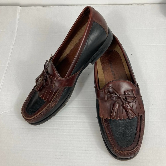 Johnston & Murphy Leather Kiltie Tassel Loafers - Picture 1 of 12